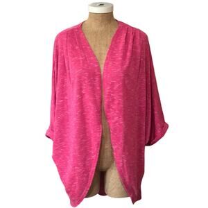 Lane Bryant Livi Active Shrug Jacket Wrap PINK Women's Sz 22/24 2X Athleisure